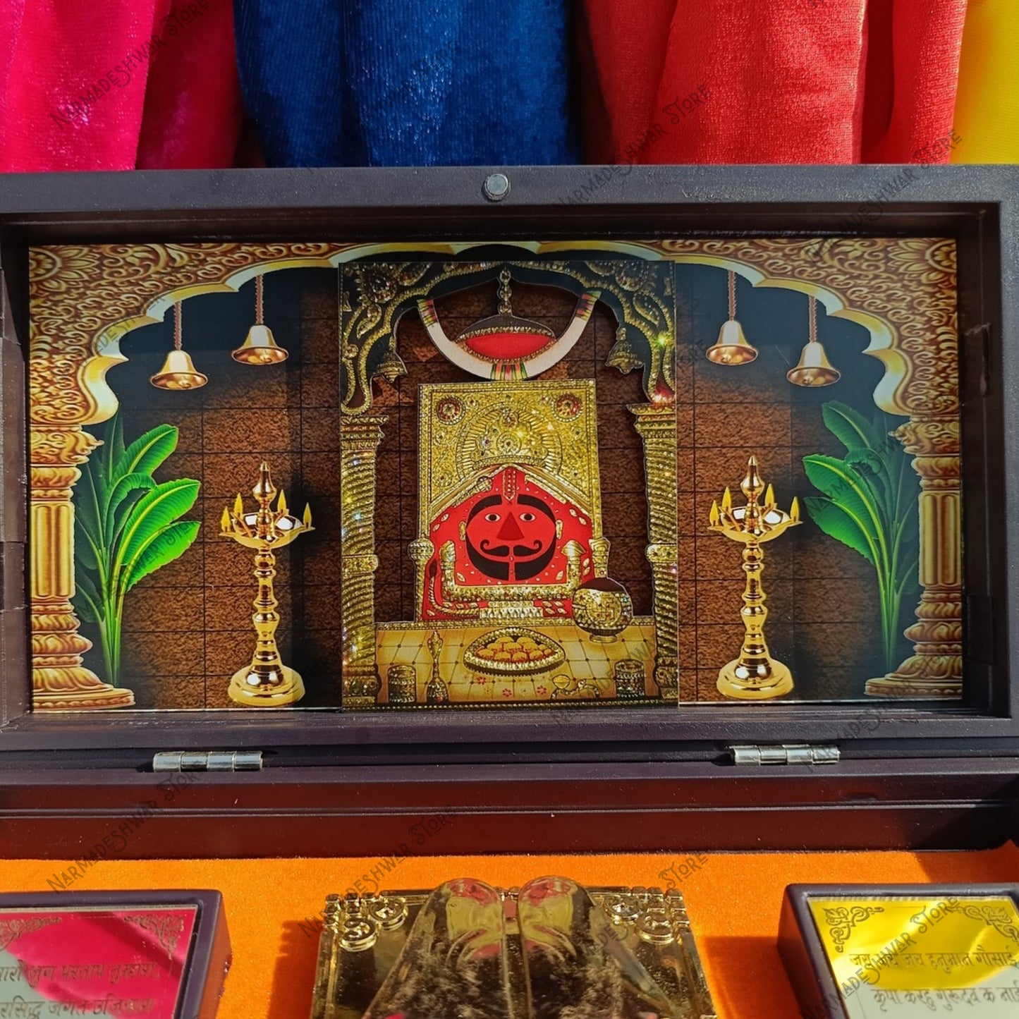 Balaji Hanuman Temple Box, Hanuman Portable Pooja Temple, Narmadeshwar Store Hanuman Mandir, Balaji Divine Energy Temple, Hanuman Ji Travel Mandir, Bajrangbali Wooden Temple Box, Protective Hanuman Pooja Mandir, Car Temple Hanuman Ji, Balaji Spiritual Temple Box, Hanuman Energy Mandir, Portable Bajrangbali Pooja Box, Balaji Worship Temple, Hanuman Dev Darshan Box, Balaji Strength Temple, Travel-Friendly Hanuman Mandir