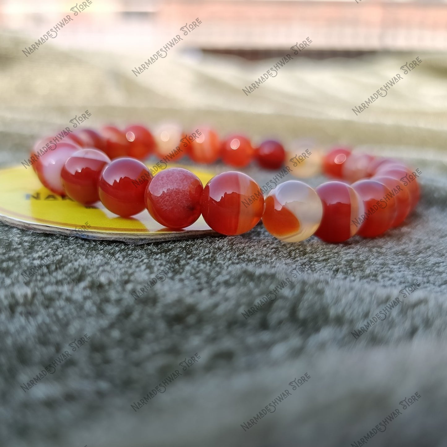 Red Sulemani Bracelet, Sulemani Hakik Bracelet, Naam Se Abhimantrit Bracelet, Dr Prabhat Jain Recommended Bracelet, Narmadeshwar Store Sulemani, Protection Bracelet, Nazar Dosh Bracelet, Emotional Stability Bracelet, Anger Control Bracelet, Negative Energy Protection Stone, Travel Protection Bracelet, Root Chakra Bracelet, Red Agate Bracelet, Spiritual Protection Band