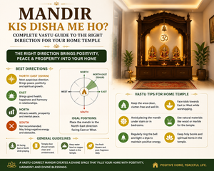 Mandir Kis Disha Me Ho? Complete Vastu Guide to the Right Direction for Your Home Temple