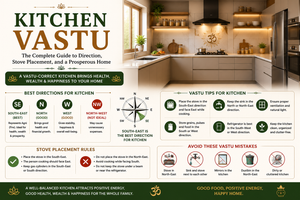 Kitchen Vastu: The Complete Guide to Direction, Stove Placement, and a Prosperous Home