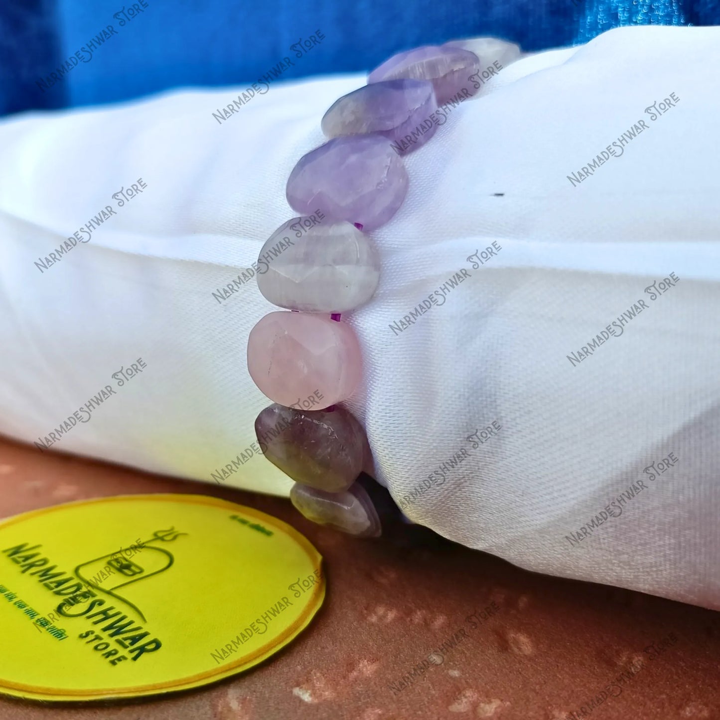 Amethyst Bracelet, Narmadeshwar Store Amethyst, Natural Amethyst Stone, Calming Crystal Bracelet, Intuition Stone Bracelet, Overthinking Relief Bracelet, Anxiety Healing Crystal, Crown Chakra Bracelet, Third Eye Chakra Stone, Purple Crystal Bracelet, Name Energized Bracelet, Spiritual Healing Stones India, Crystal for Sleep and Calmness