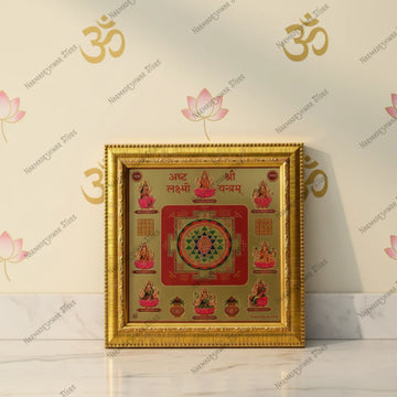 Energized Ashta Lakshmi Yantra for Home Office Shop