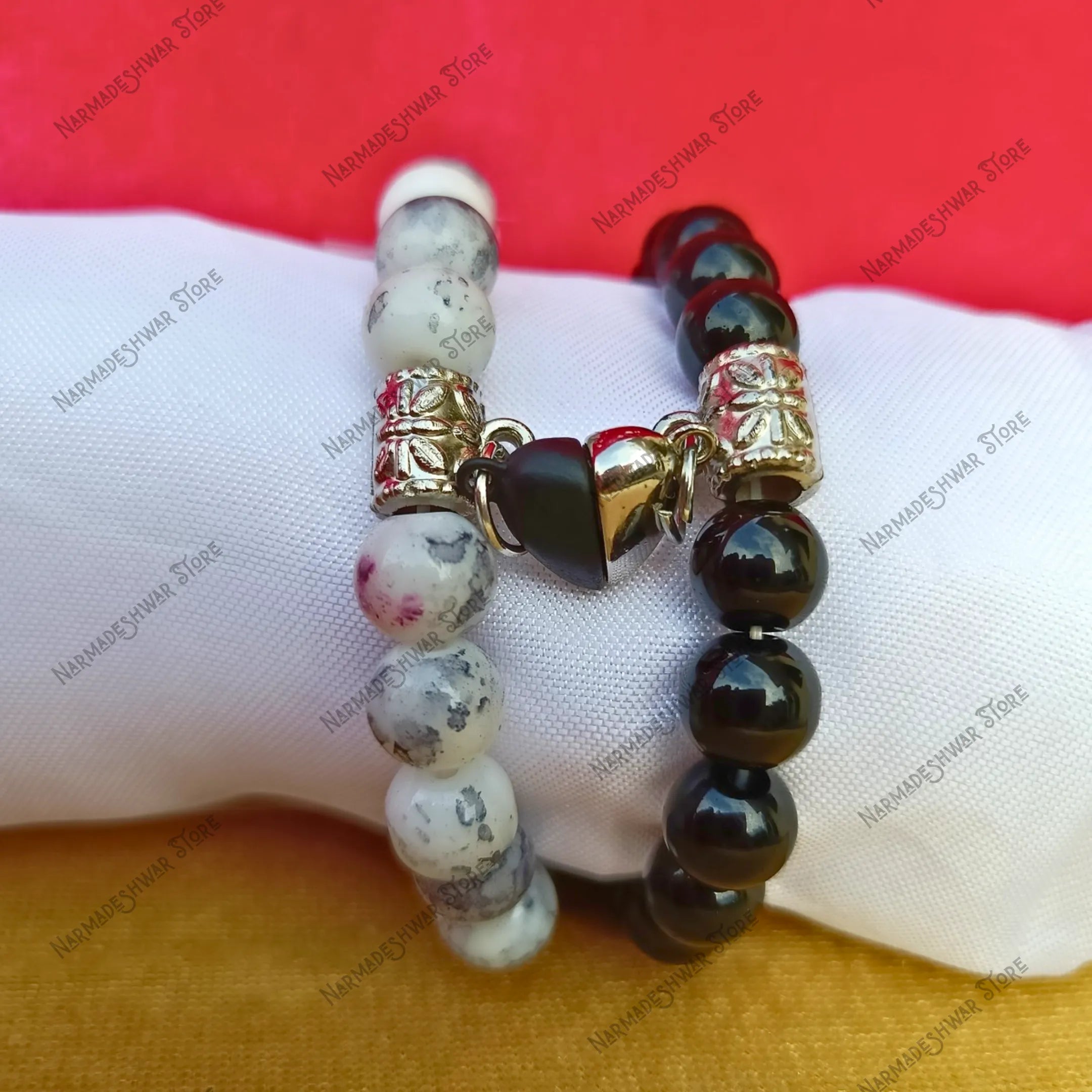 Abhimantrit Couple Love Bracelet in premium gift box packaging