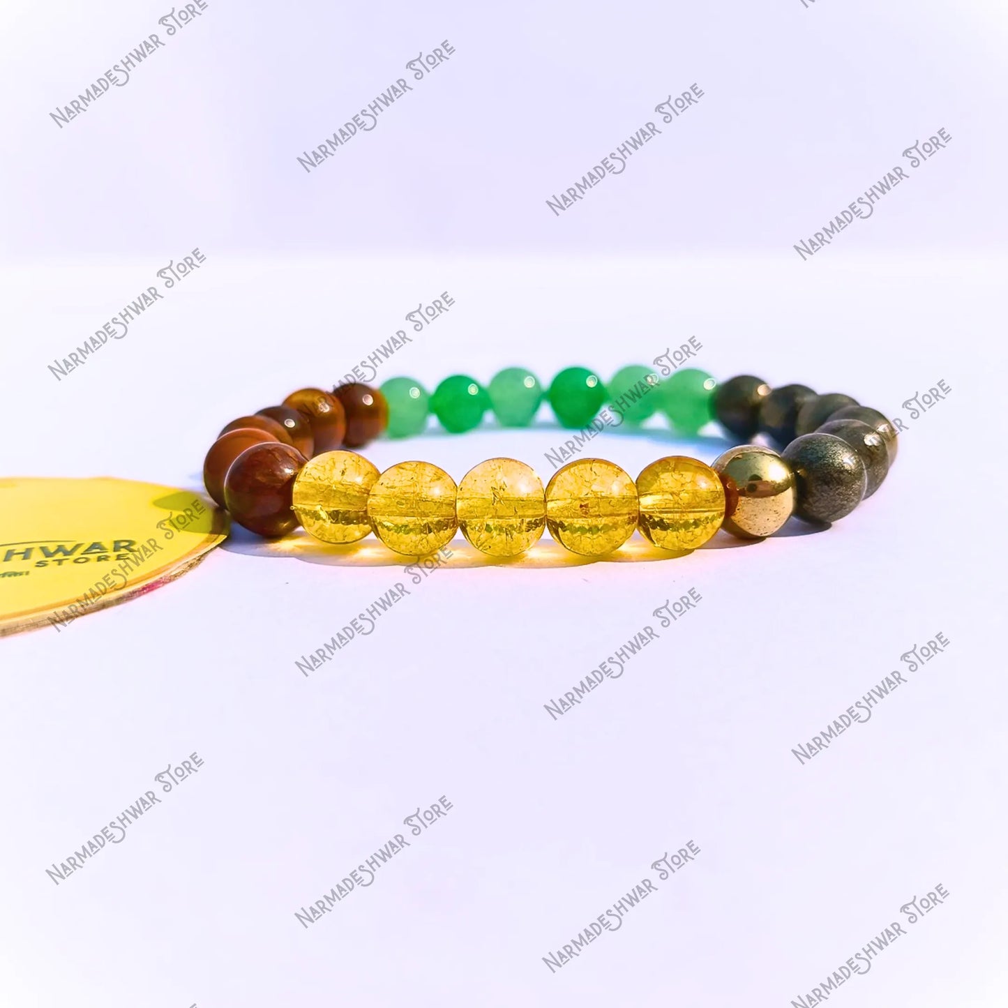 Dhan Yog Bracelet, Naam se Abhimantrit Bracelet, Wealth Crystal Bracelet, Narmadeshwar Store Bracelet, Citrine Bracelet, Green Aventurine Bracelet, Pyrite Bracelet, Tiger Eye Bracelet, Money Attraction Bracelet, Wealth Energy Bracelet, Business Growth Bracelet, Luck Bracelet, Prosperity Bracelet, Financial Stability Bracelet, Abundance Crystal Bracelet