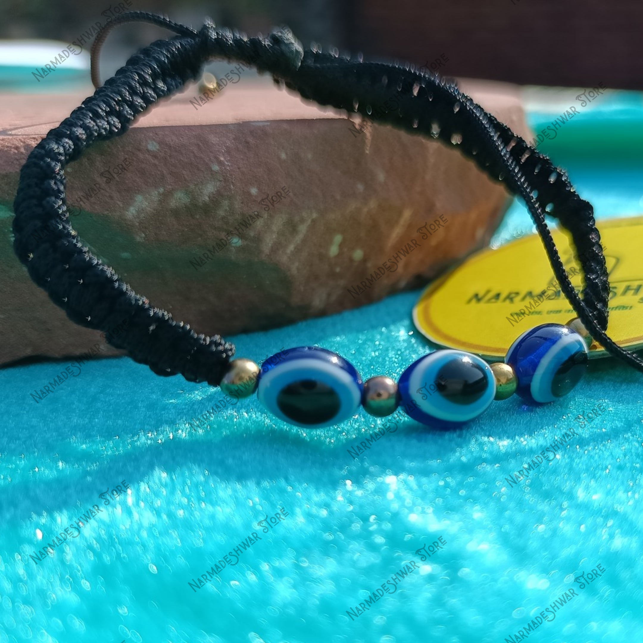 Nazar Dosh Bracelet, Evil Eye Nazar Raksha, Narmadeshwar Store Nazar Bracelet, Abhimantrit Evil Eye, Nazar Suraksha Bracelet, Negative Energy Protection, Buri Nazar Nivaran, Spiritual Protection Bracelet, Nazar Prevention
