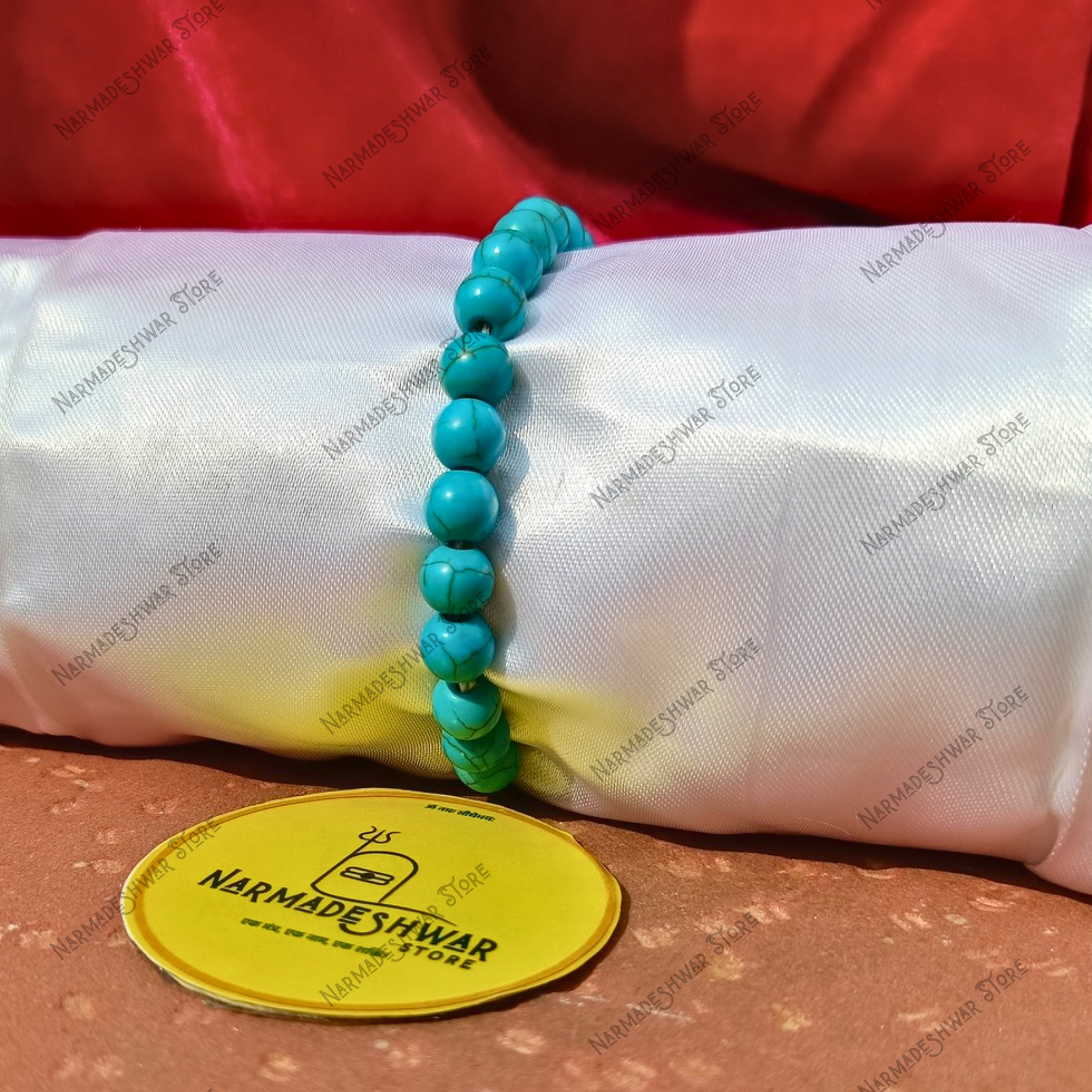 Natural Turquoise gemstone bracelet for protection and good luck