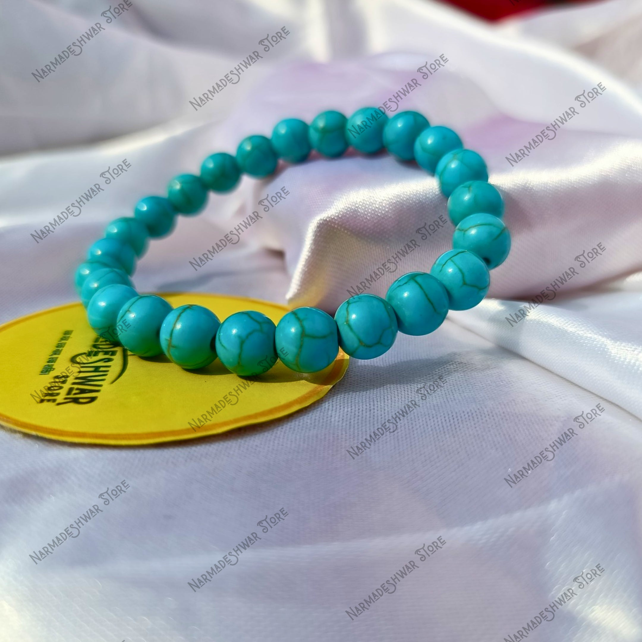 Turquoise bracelet for energy balance and confidence