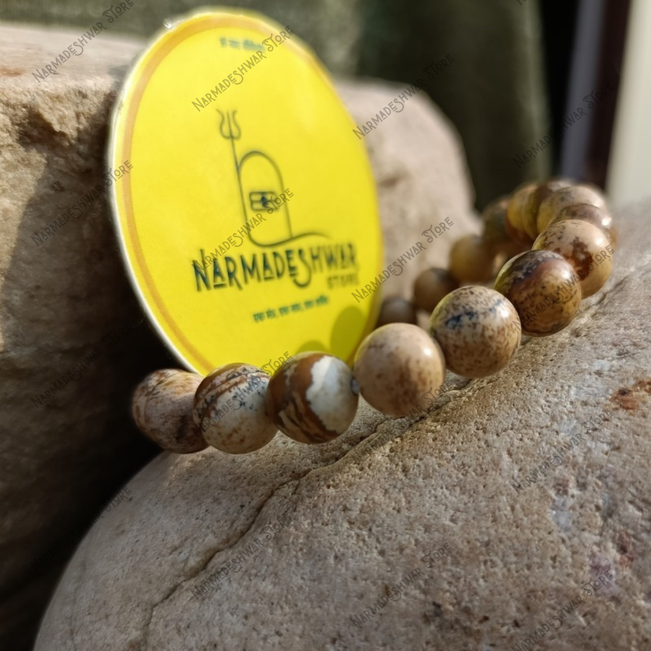 Jasper crystal beads bracelet for emotional strength