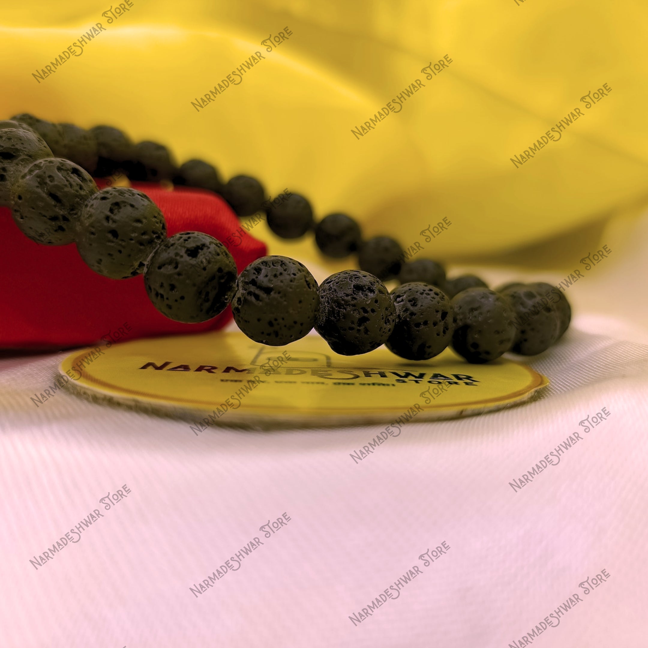 Lava Bracelet for emotional stability and stress relief side view