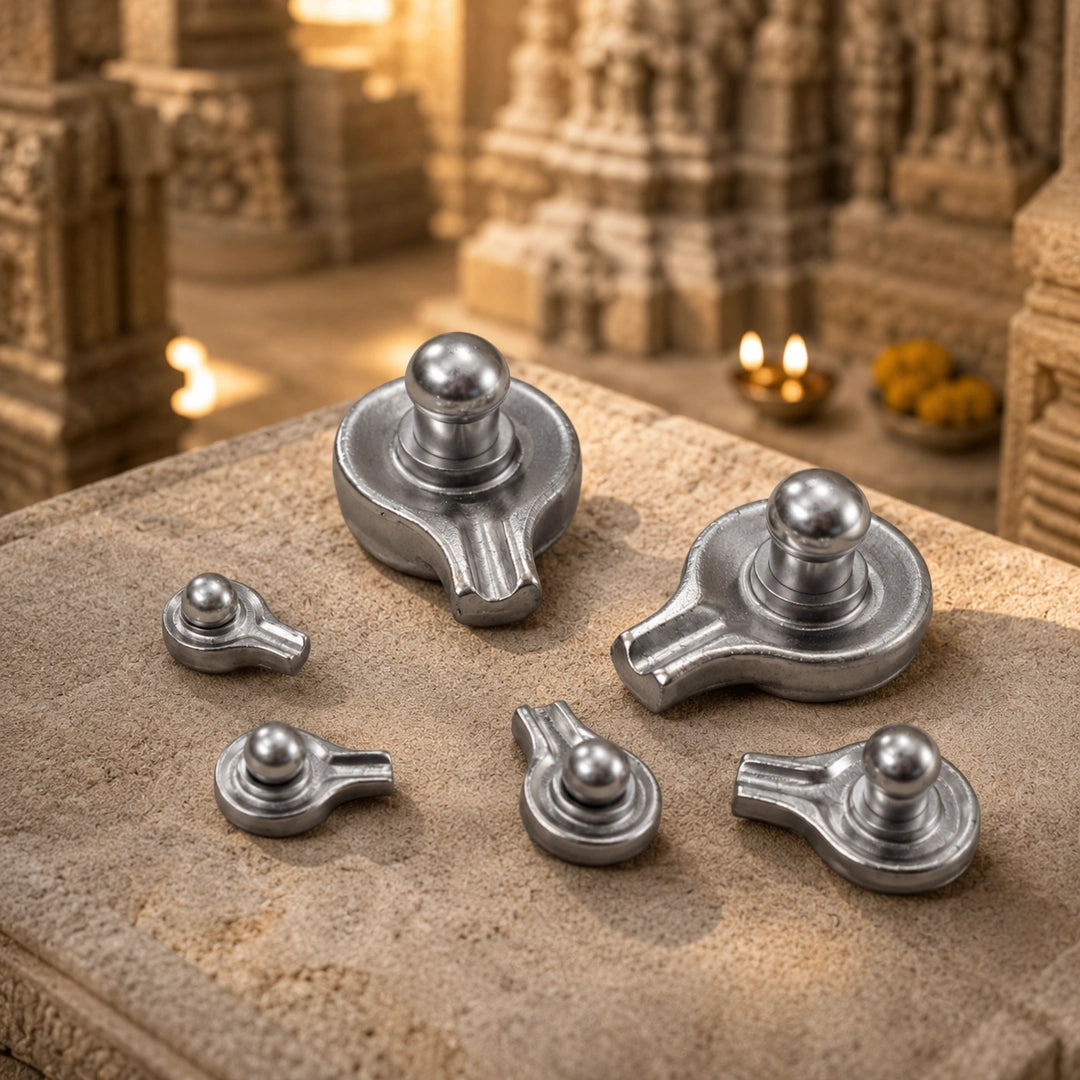Parad Shivling for Positive Energy, Prosperity & Shiva Blessings | Spiritual Shivling Idol for Meditation & Worship