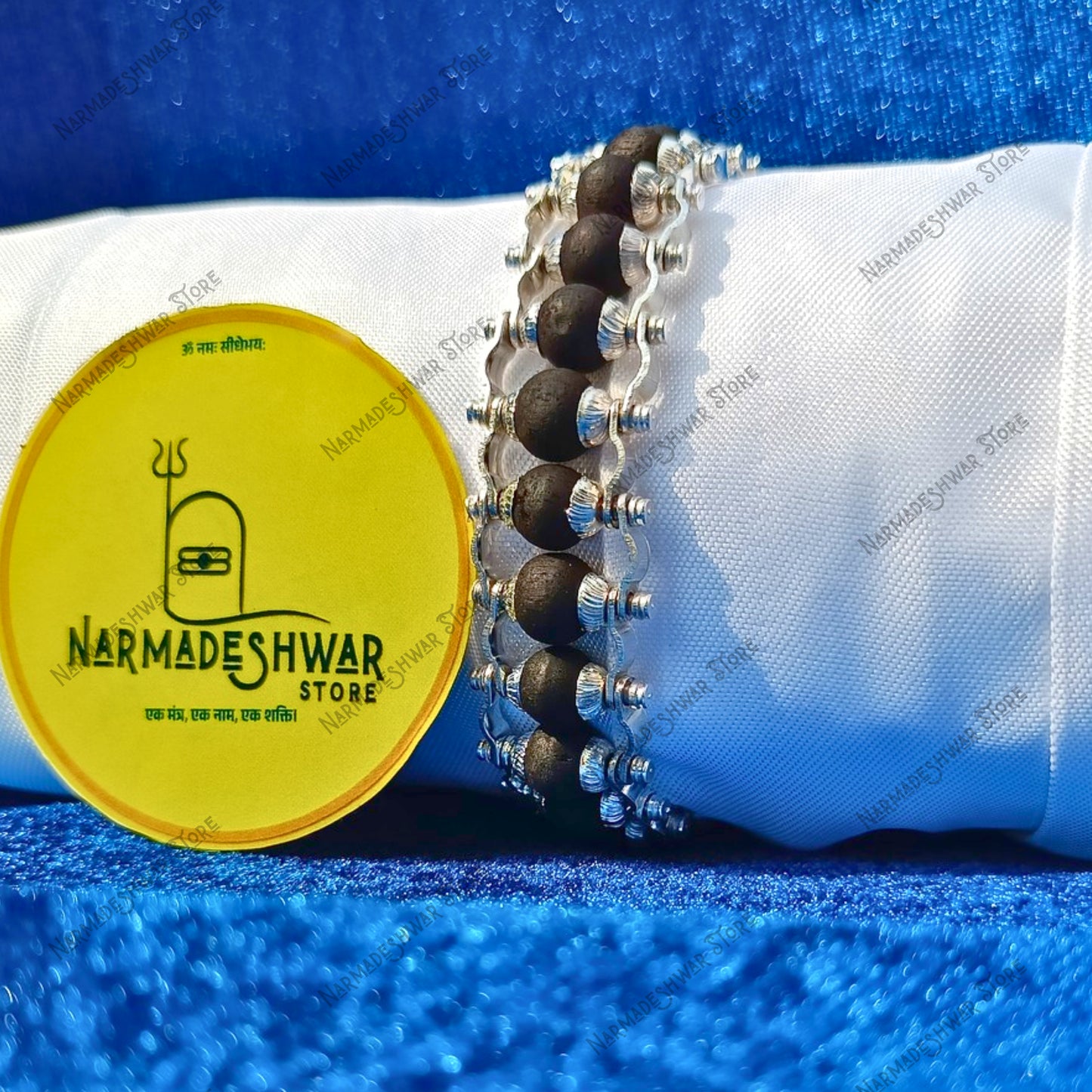 Karungali Bracelet, Silver Plated Karungali Bracelet, Ebony Wood Bracelet, Naam Se Abhimantrit Bracelet, Dr Prabhat Jain Recommended Bracelet, Narmadeshwar Store Karungali, Protection Bracelet, Nazar Dosha Bracelet, Negative Energy Protection, Shani Shanti Bracelet, Rahu Dosh Bracelet, Travel Protection Bracelet, Spiritual Protection Bracelet, Black Energy Removal, Healing Wood Bracelet