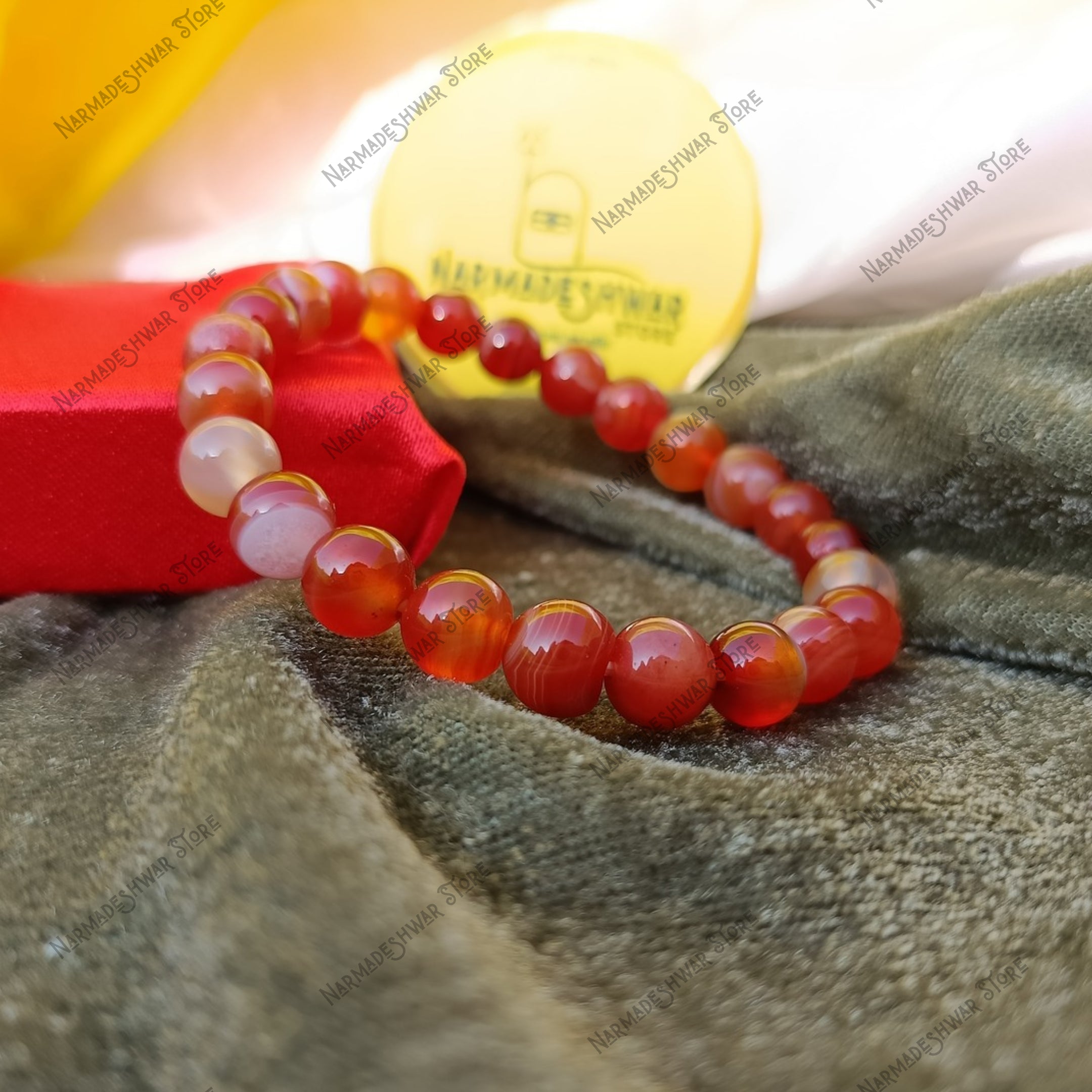 Close up Sulemani Bracelet beads for nazar protection