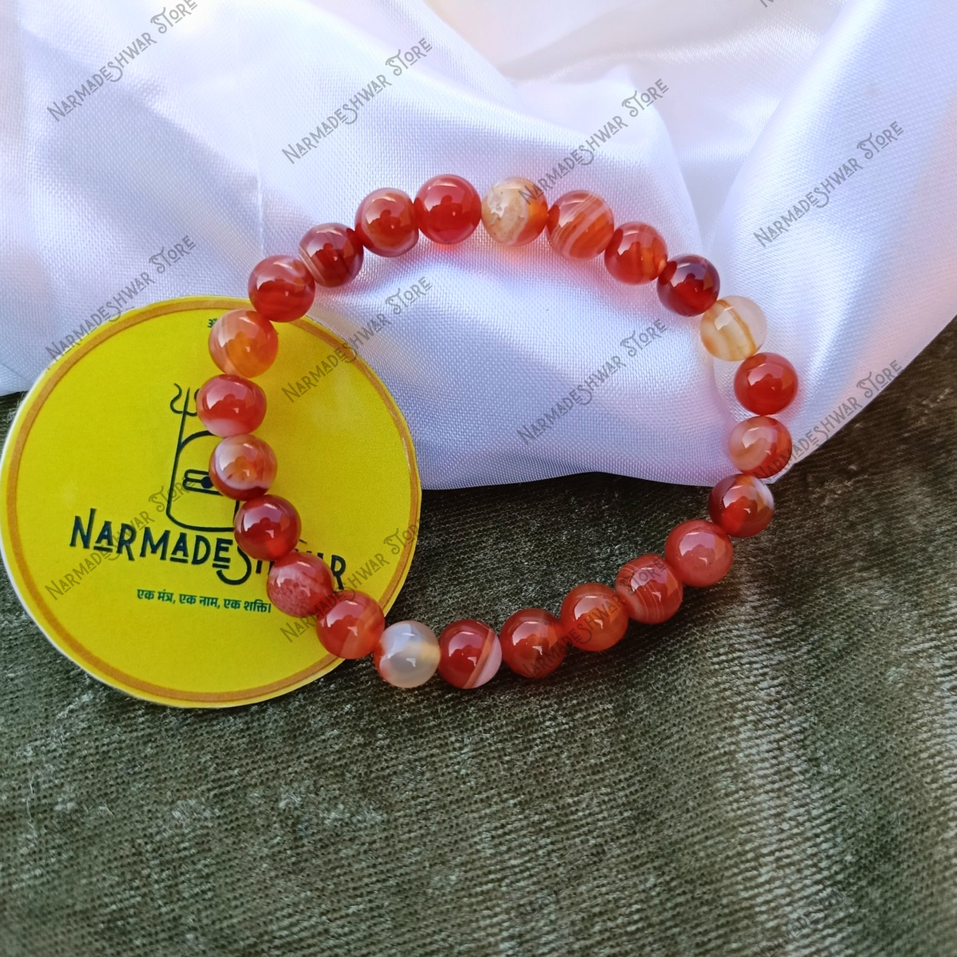 Red Sulemani Bracelet, Sulemani Hakik Bracelet, Naam Se Abhimantrit Bracelet, Dr Prabhat Jain Recommended Bracelet, Narmadeshwar Store Sulemani, Protection Bracelet, Nazar Dosh Bracelet, Emotional Stability Bracelet, Anger Control Bracelet, Negative Energy Protection Stone, Travel Protection Bracelet, Root Chakra Bracelet, Red Agate Bracelet, Spiritual Protection Band
