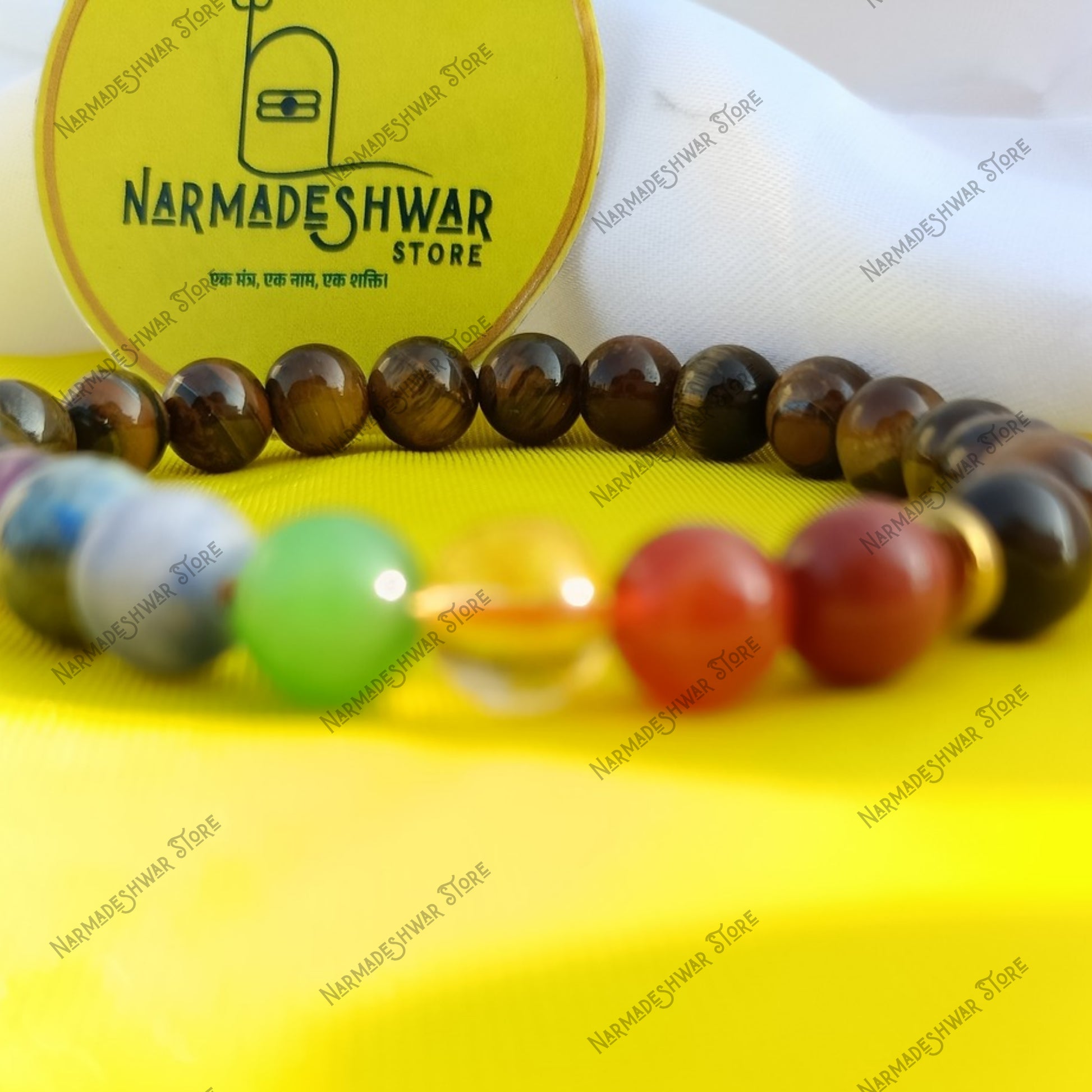 Tiger Eye 7 Chakra Bracelet, Chakra Healing Bracelet, Naam Se Abhimantrit Bracelet, Dr Prabhat Jain Recommended Bracelet, Narmadeshwar Store Chakra Bracelet, Energy Balancing Bracelet, Protection Bracelet, Tiger Eye Bracelet, 7 Chakra Stone Bracelet, Meditation Bracelet, Aura Cleansing Bracelet, Focus and Motivation Bracelet, Spiritual Bracelet, Reiki Bracelet, Healing Crystal Bracelet