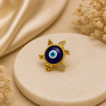 Evil Eye Tortoise for Protection, Stability & Positive Energy | Spiritual Vastu Decor for Home & Office