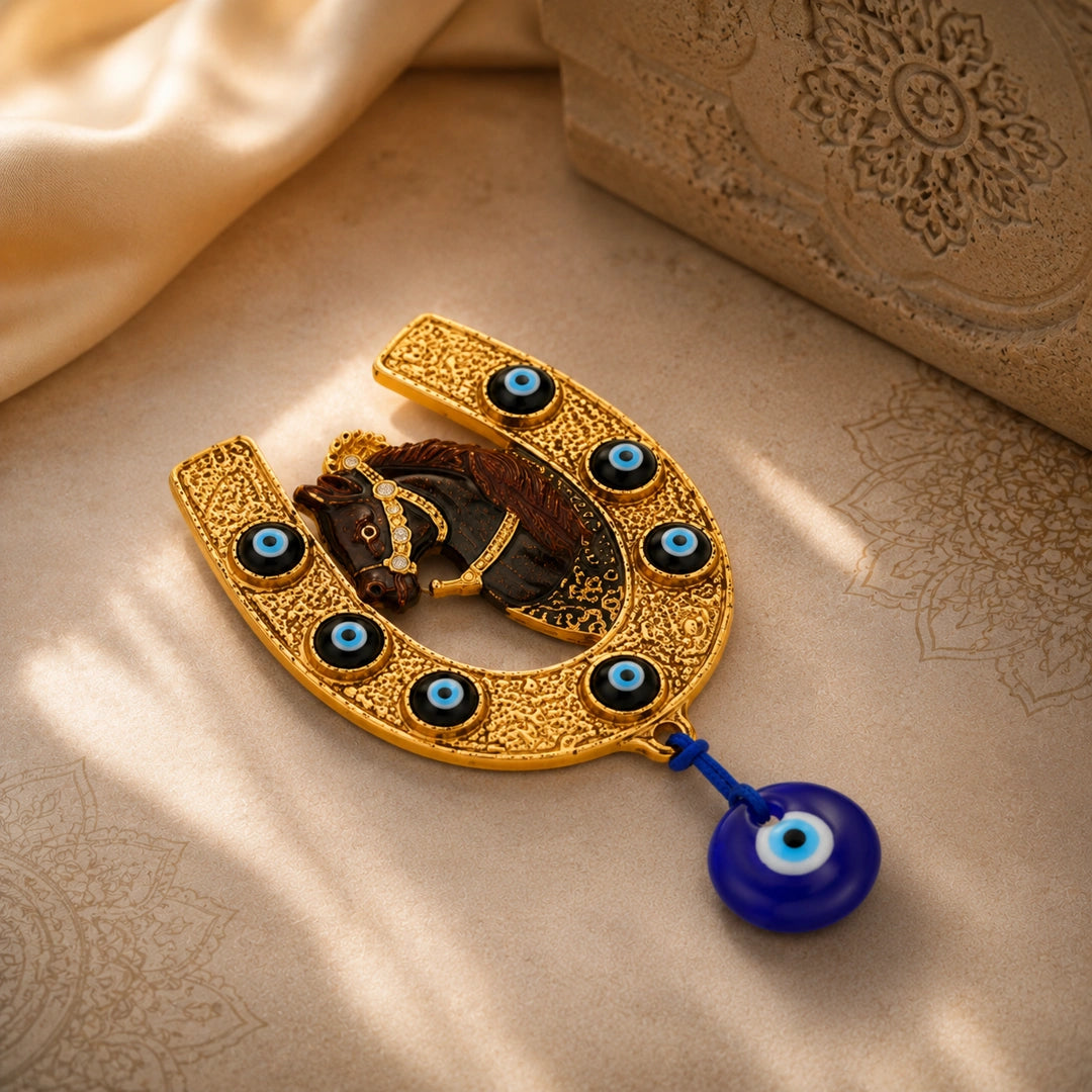 Evil Eye Horse Wall Hanging for Home & Office | Lucky Horse Vastu Decor