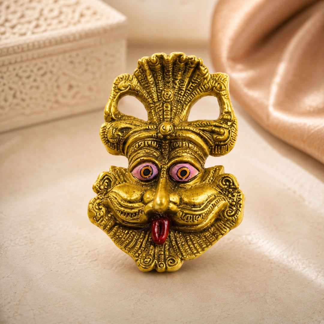 Vastu Protection Face Decor for Negative Energy Protection & Positive Vibes | Spiritual Wall Hanging for Home Entrance