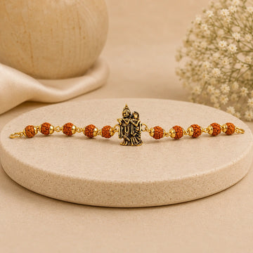 Radha Krishna Rudraksha Bracelet- for Love & Harmony